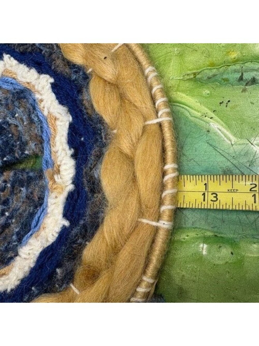 Vintage Woven Wool Mandala Dream Catcher - Picture 10 of 11